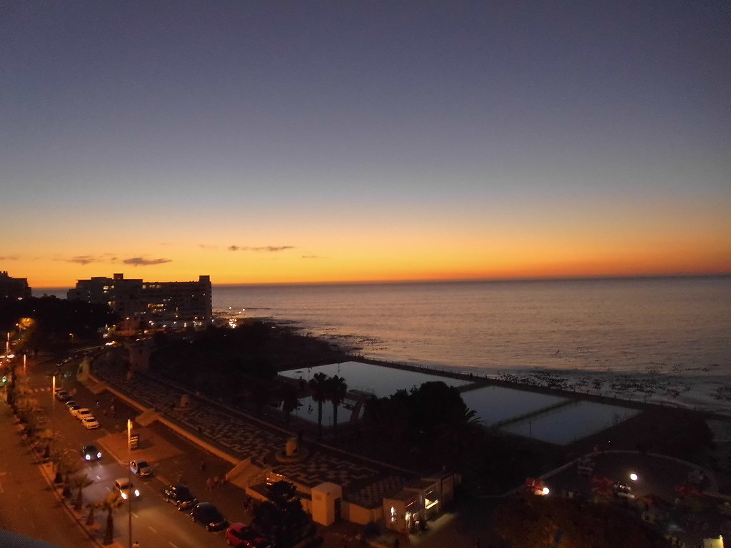 Sunset at balcony